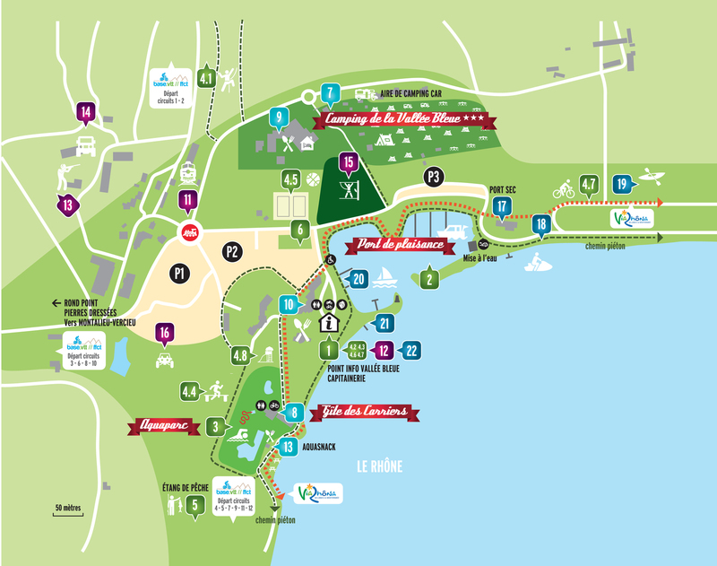 Plan de la Vallée Bleue